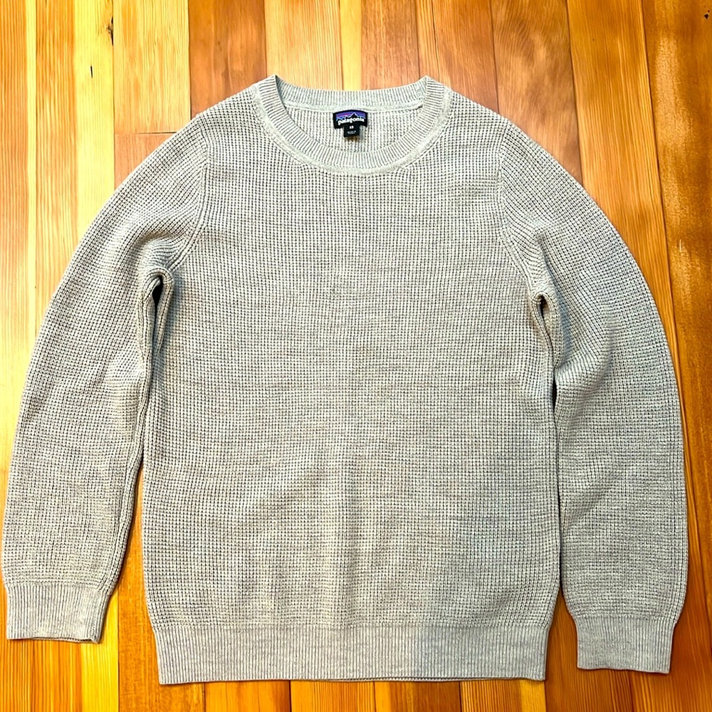 Patagonia Merino waffle crew sweater women’s xs EUC